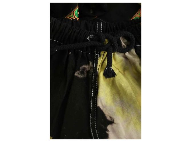 Autre Marque Pantalón recto de algodón negro - vista 4