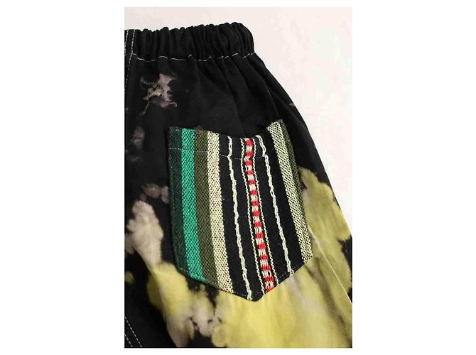 Autre Marque Pantalón recto de algodón negro - vista 5
