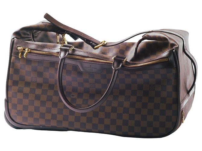 Louis Vuitton Eole 50 Damier Ébène Marrone - vista 2