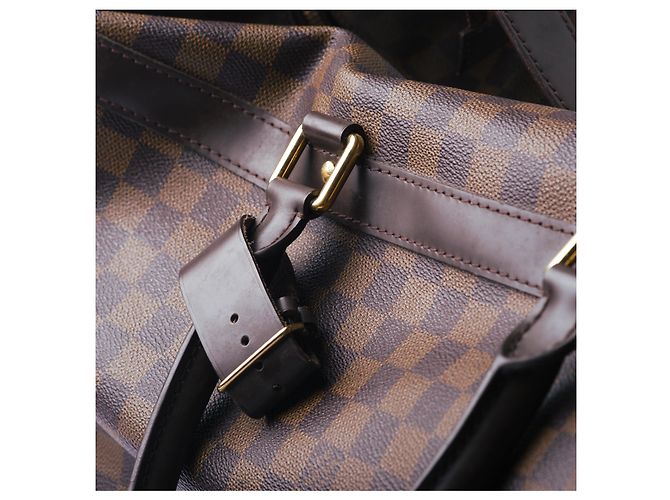 Louis Vuitton Eole 50 Damier Ébène Marrone - vista 7