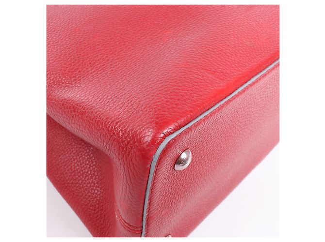 Borsa Louis Vuitton Parnassea Capucines GM in rosso M48871 Beige - vista 13