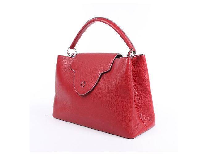 Borsa Louis Vuitton Parnassea Capucines GM in rosso M48871 Beige - vista 8