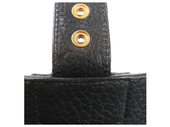 Sac à dépêches HERMÈS Borsa Depeche 38 in pelle Ardennes nera V:1992 Nero - vista 10