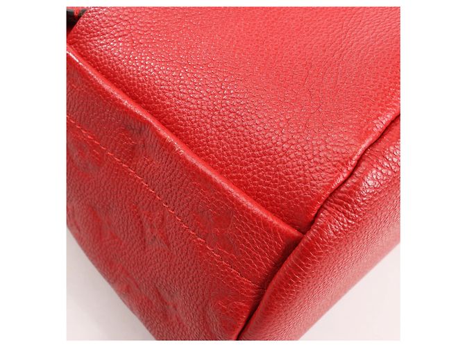 Twist Zaino Monogram Empreinte Sorbonne Louis Vuitton in rosso M44015 - vista 11
