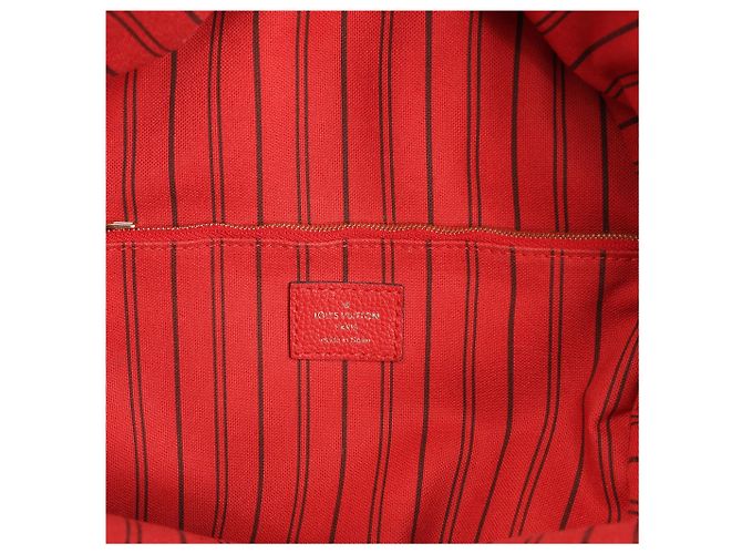 Twist Zaino Monogram Empreinte Sorbonne Louis Vuitton in rosso M44015 - vista 14
