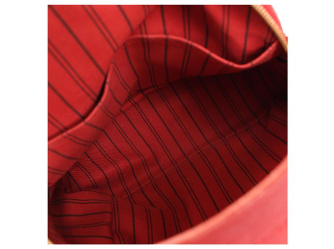 Twist Zaino Monogram Empreinte Sorbonne Louis Vuitton in rosso M44015 - vista 15