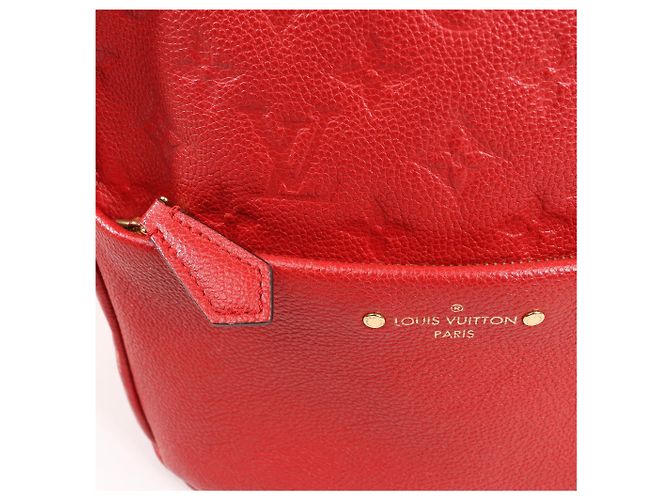 Twist Zaino Monogram Empreinte Sorbonne Louis Vuitton in rosso M44015 - vista 5