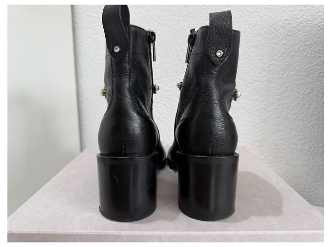 Stivaletti Jimmy Choo Cruz 65 in pelle nera 40 Nero - vista 5