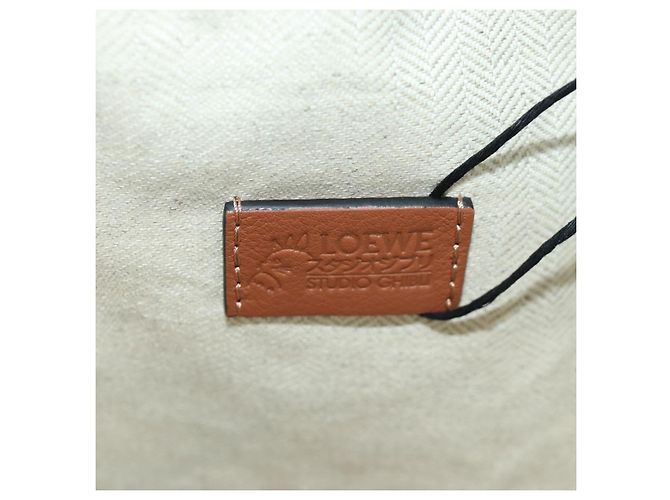 Loewe Paula Drawstring Printed Canvas Small Multicolore - vista 6