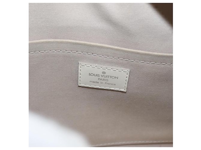 Borsa da bowling Montaigne Louis Vuitton in pelle Epi PM Bianco - vista 6