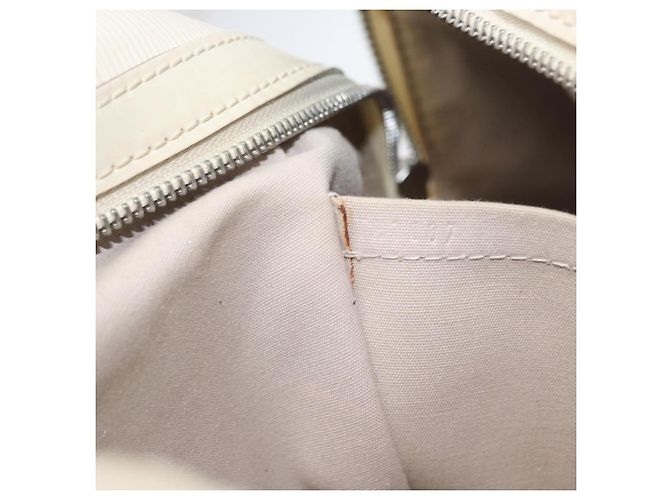 Borsa da bowling Montaigne Louis Vuitton in pelle Epi PM Bianco - vista 7