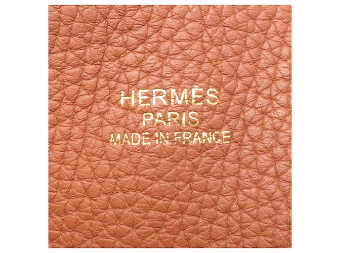 Borsa tote Hermès Double Sens 36 Rosso - vista 7