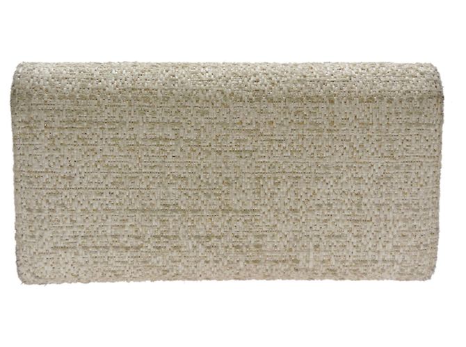 Cartera larga de tweed Deauville de Chanel Beige - vista 2