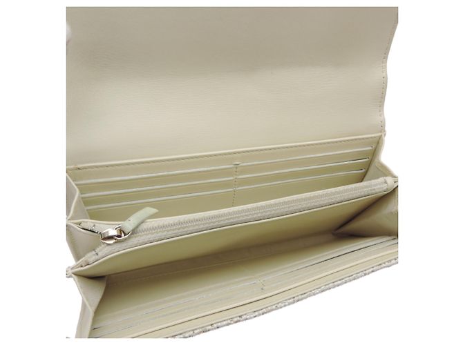 Cartera larga de tweed Deauville de Chanel Beige - vista 5