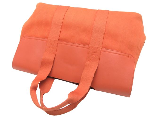 Borsa a mano Hermès Valparaiso MM Arancione - Ansicht 4