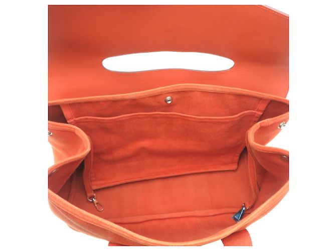 Borsa a mano Hermès Valparaiso MM Arancione - Ansicht 6