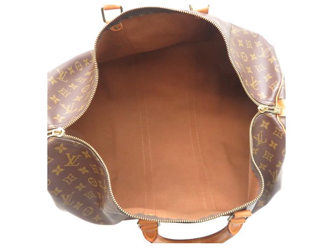 Borsa Boston Keepall 55 Louis Vuitton Marrone - vista 6