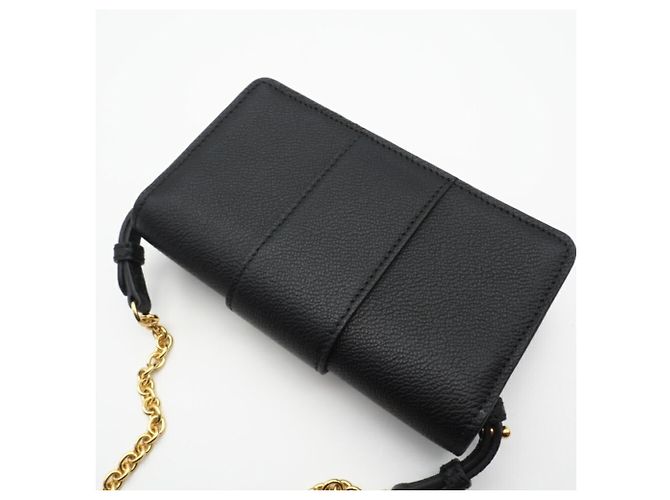 Bolso de hombro de cuero con hebilla Burberry Negro - vista 5