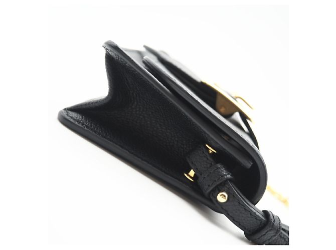 Bolso de hombro de cuero con hebilla Burberry Negro - vista 6