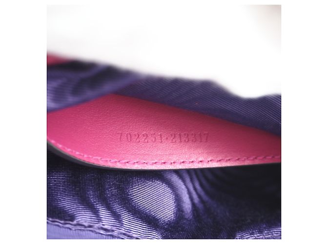 Gucci GG Matelasse Nylon Shoulder Bag Pink - view 12