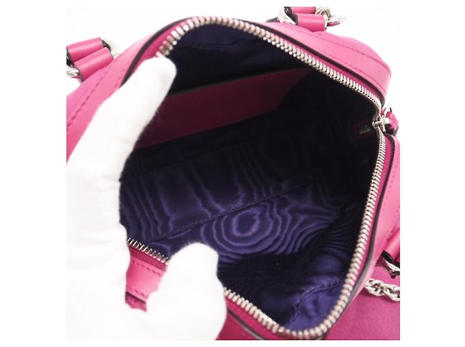 Gucci GG Matelasse Nylon Shoulder Bag Pink - view 9