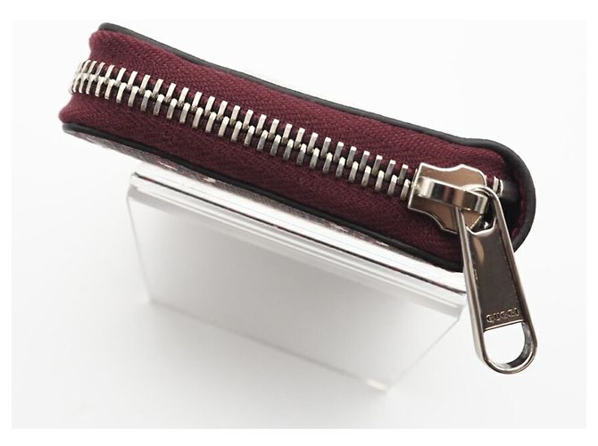Portafoglio con zip Gucci GG Shadow Rosso Ancora Bianco Bordò Blu navy - vista 7