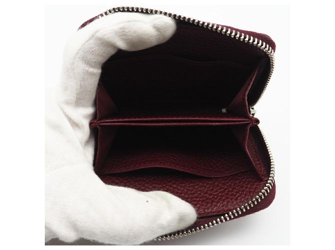 Portafoglio con zip Gucci GG Shadow Rosso Ancora Bianco Bordò Blu navy - vista 9