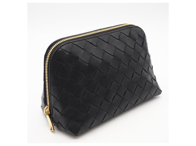 Pochette per bellezza in pelle Intrecciato Media di Bottega Veneta - vista 2