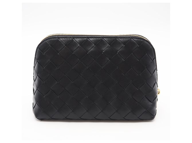 Pochette per bellezza in pelle Intrecciato Media di Bottega Veneta - vista 3