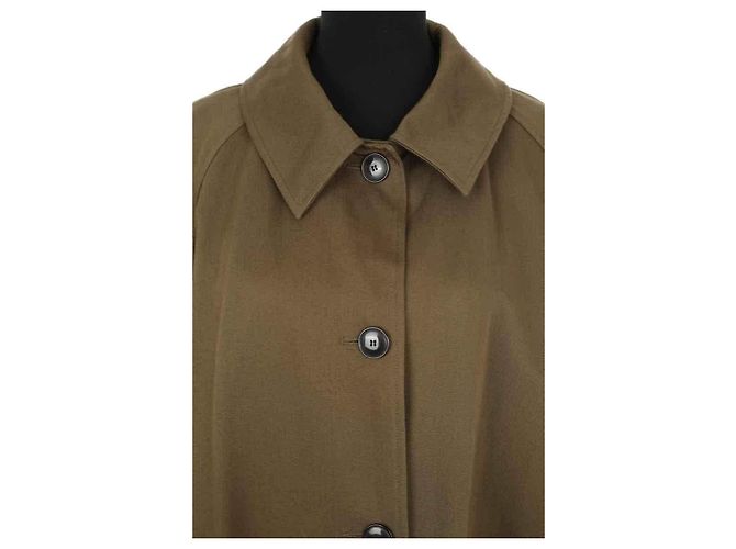SéZane Khakifarbener Baumwoll-Trenchcoat - Ansicht 2
