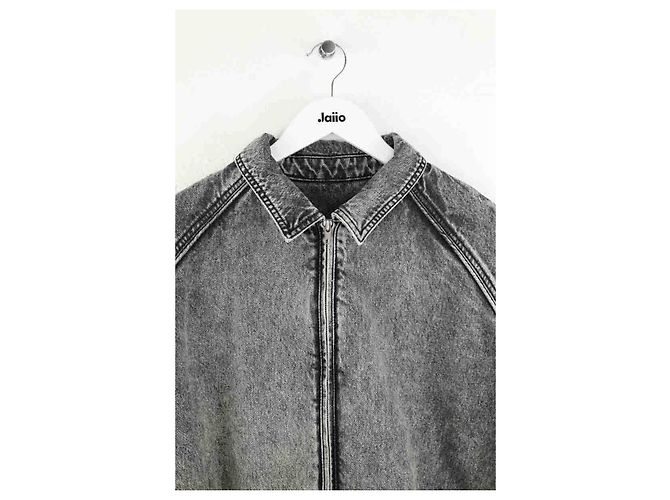 Autre Marque Graue Baumwolljacke - Ansicht 2