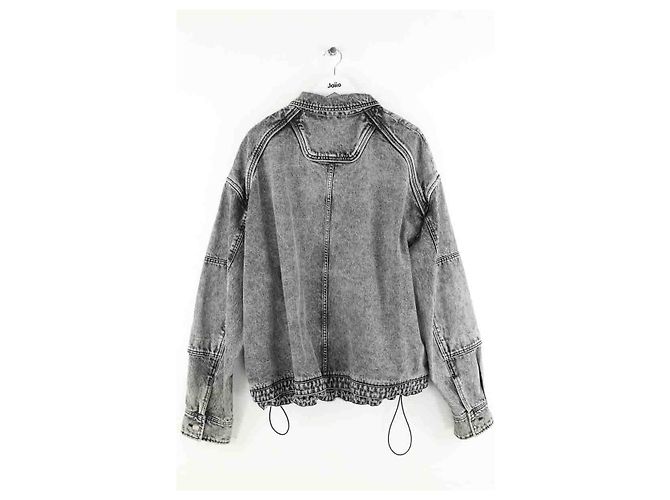 Autre Marque Graue Baumwolljacke - Ansicht 3