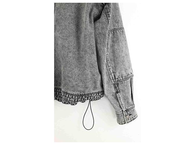 Autre Marque Graue Baumwolljacke - Ansicht 4