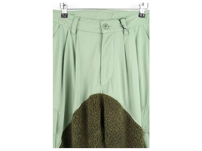 Autre Marque Grüne gerade Hose - Ansicht 2