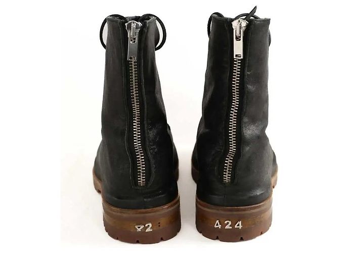 Autre Marque Schwarze Schnürschuhe - Ansicht 2