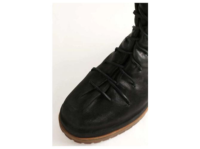 Autre Marque Schwarze Schnürschuhe - Ansicht 4