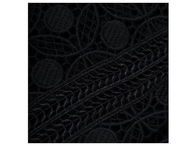 Abito Mini Drappeggiato con Lacci Self Portrait Nero - vista 8