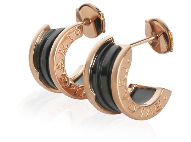 Bulgari Orecchini B.zero1 in oro rosa BVLGARI - vista 3