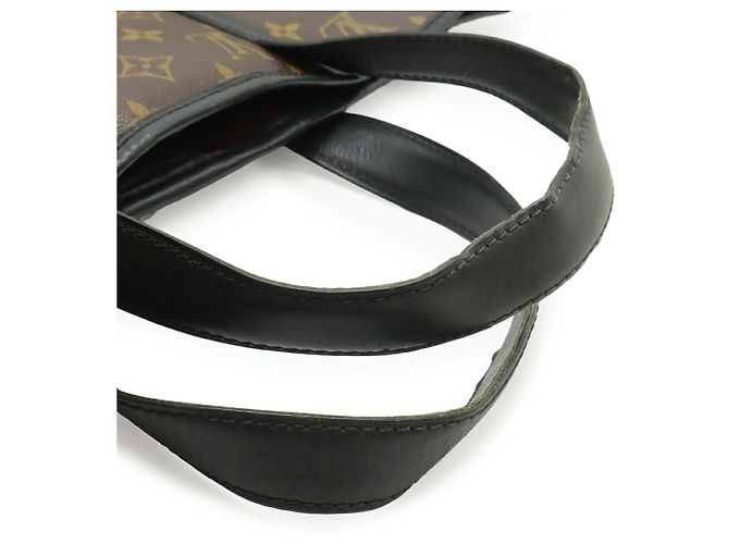 Borsa tote Davis Monogram Macassar Louis Vuitton Marrone Nero Monogramma - vista 7