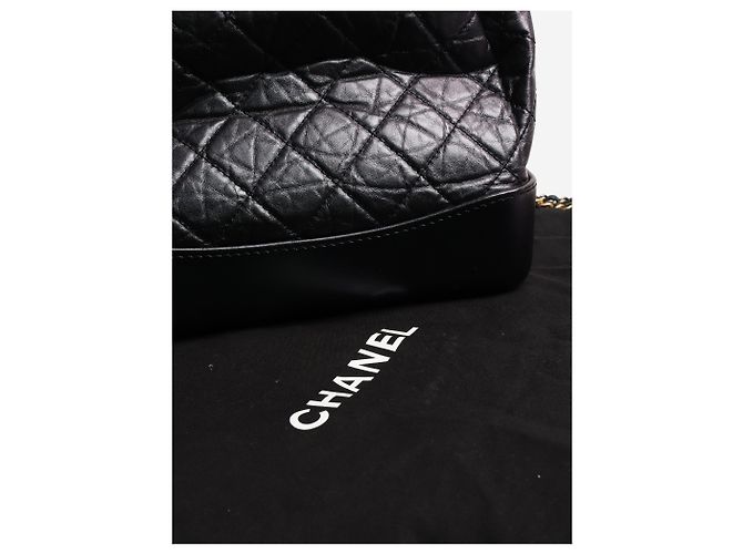 Chanel Mochila acolchoada de couro de cordeiro Gabrielle 2019 roxa Roxo - vista 6