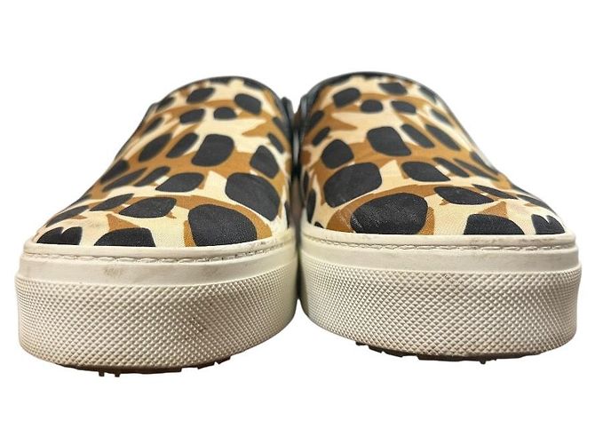 Céline Sneakers Slip-on Skater Celine Marrone Nero Bianco - vista 2