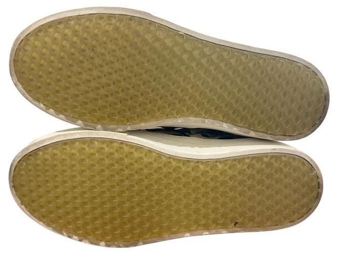 Céline Sneakers Slip-on Skater Celine Marrone Nero Bianco - vista 7