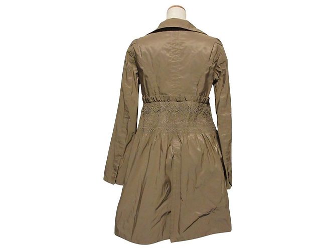 Autre Marque Abrigo de nailon Ermanno Scervino Castaño - vista 2