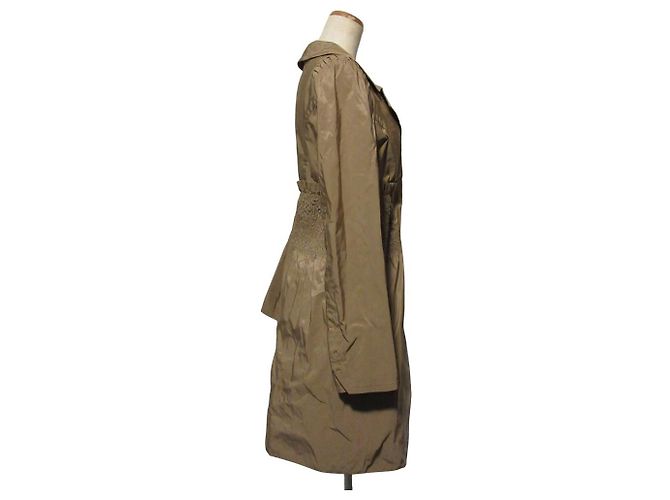 Autre Marque Abrigo de nailon Ermanno Scervino Castaño - vista 3