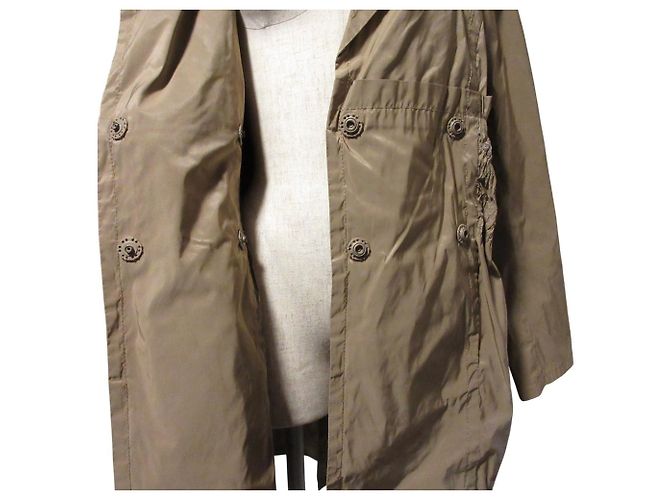 Autre Marque Abrigo de nailon Ermanno Scervino Castaño - vista 5