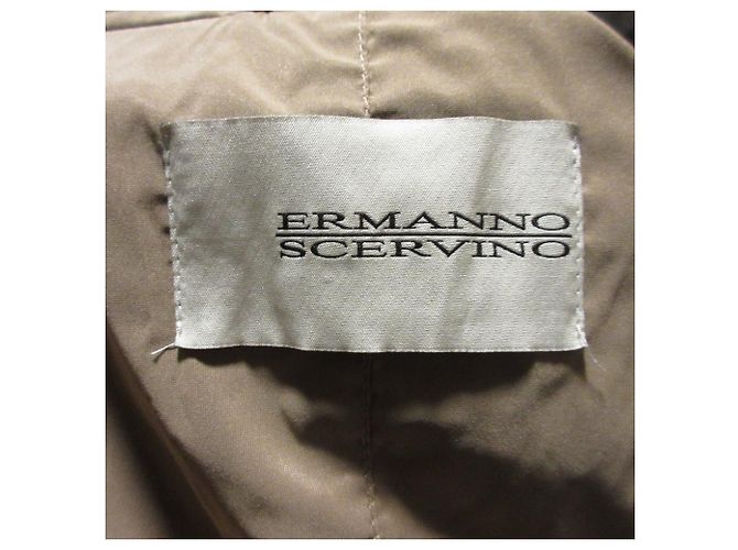 Autre Marque Abrigo de nailon Ermanno Scervino Castaño - vista 6