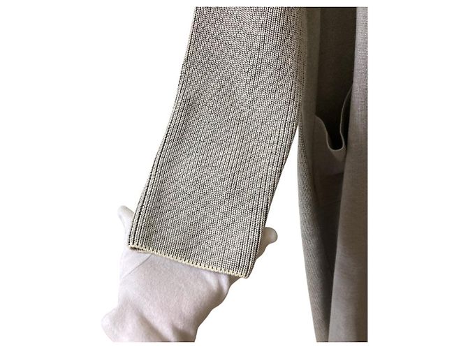 Cappotto lungo in maglia PS Paul Smith Marrone - vista 4