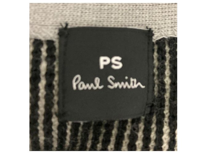 Cappotto lungo in maglia PS Paul Smith Marrone - vista 5