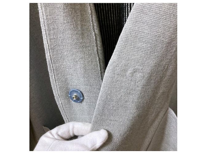 Cappotto lungo in maglia PS Paul Smith Marrone - vista 8