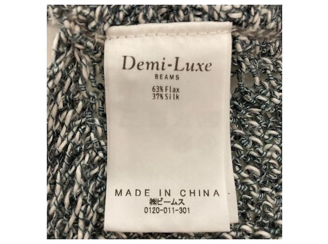 Autre Marque Chaleco de lino y seda de punto Demi-Luxe BEAMS Castaño - vista 6